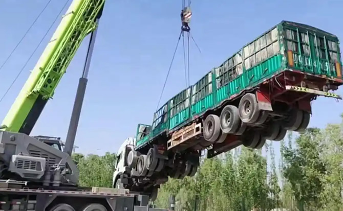 连山道路脱困救援案例
